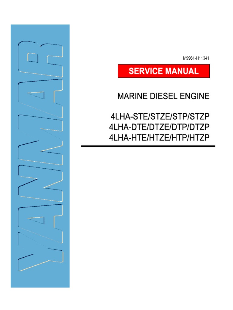 4LHA Yanmar Service Manual PDF