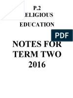 P.2 Re Notes Term 2 2016