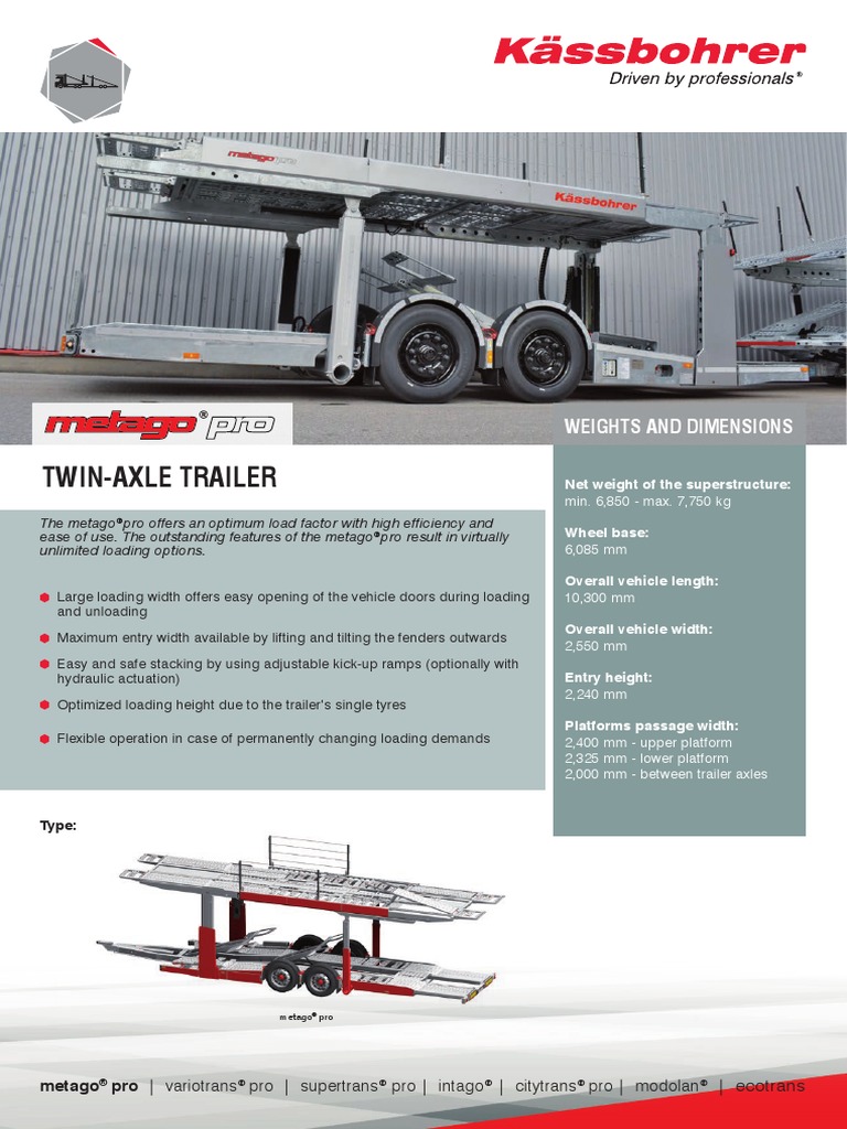 Kaessbohrer - MetagoPro - APT - EN - 0616 PDF Web PDF | PDF | Trailer ...