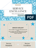 Service Excellence - Bolang, Jasinta
