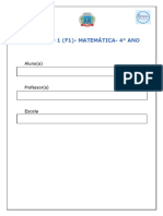 4º Ano - Simulado 1 - Matemática - 230322 - 134944