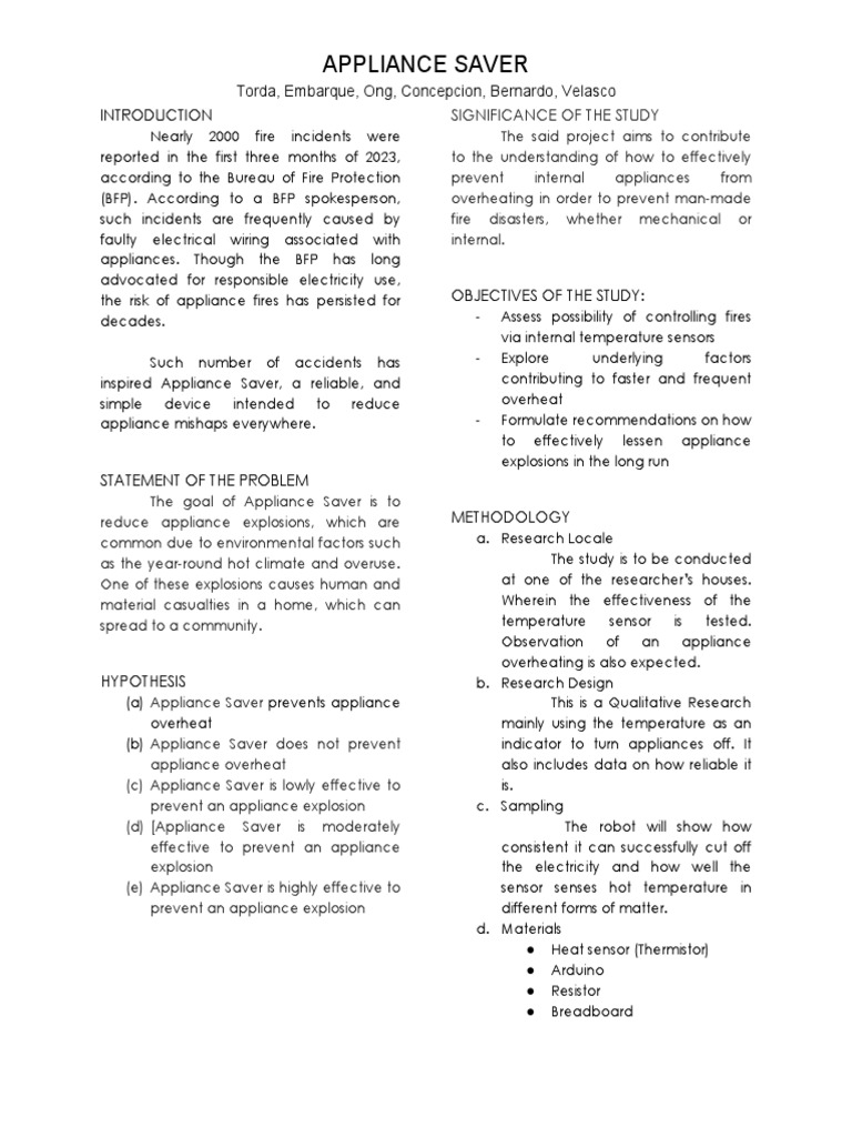 Project Research | PDF | Arduino | Electricity