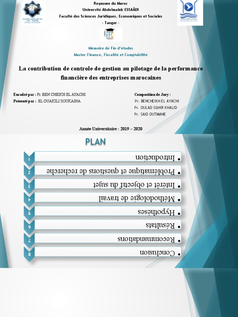 Contrôle de gestion et performance financière au Maroc | PDF | Business ...