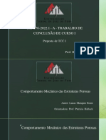 Apresentação Proposta de TCC 01 - UFJF - TRN076 TURMA A - LUCAS MARQUES ROSSI 