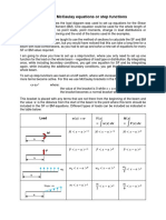 Notes On McCaulay Equations or Step Functions