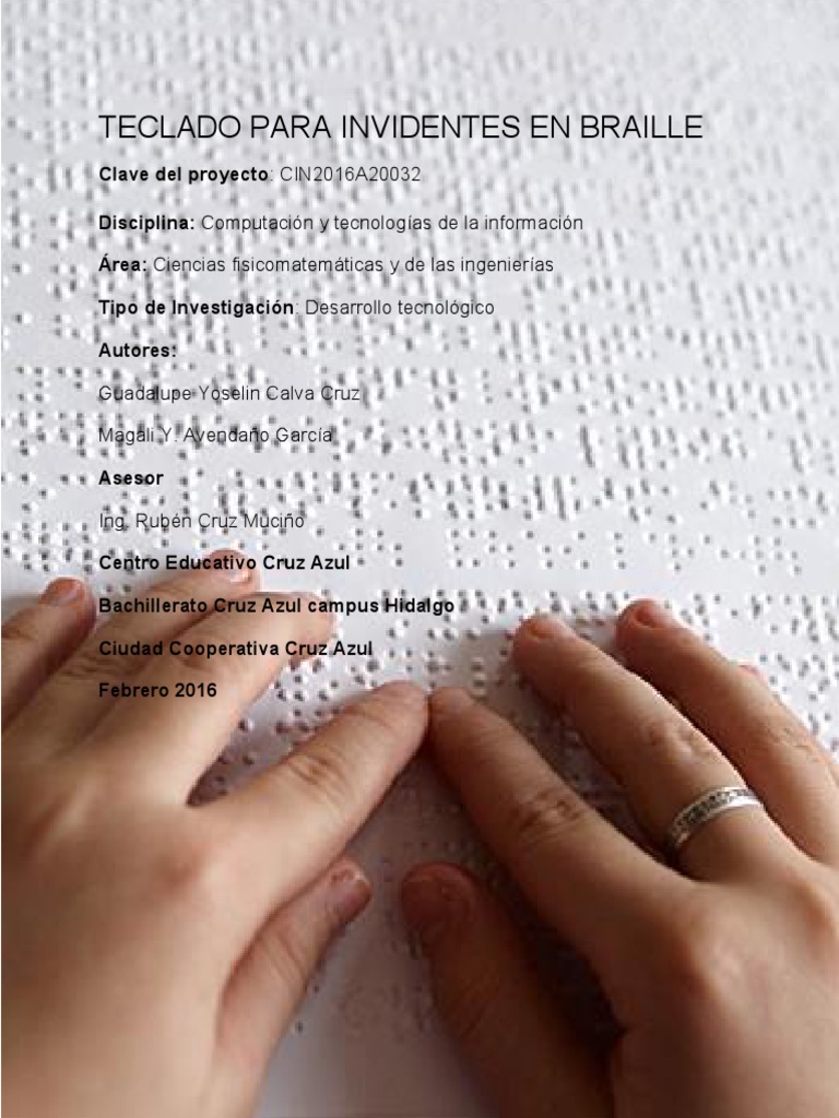 Teclado Invidentes Braille PDF