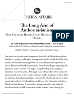 The Long Arm of Authoritarianism Foreign Affairs PDF