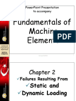 Machine Elements Chapter 2 Failures from Static and Dynamic Loading