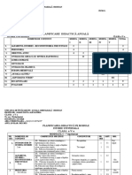 Planificare Anuala Si Calendaristica Clasa A V-A Jalba