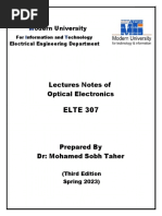 ELTE 307 Optical Electronics PDF