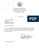 Judge Elizabeth Anne Scherer Resignation Letter