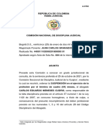 23-01-25 Sanción Defensor Renunció El Mismo Día