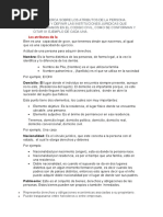 Esquema Atributos de La Personalidad | PDF | Derecho