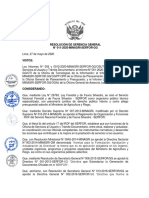 Resolución de Gerencia General #011-2020-MINAGRI-SERFOR-GG