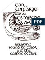 Farbton Tonfarbe Und Die Kosmischen Octave (Relating Sound To Color and The Cosmic Octave)