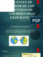 Fuentes de Error de Los Sistemas de Coordenadas Geograficas - Uribe Cuyubamba Yameli Kelli