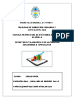 Silabo de Estadistíca - Ing. Pesquera Acuícola PDF