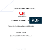 MÓDULO FUND. MECÁNICA DE SUELO - Capítulo 1 y 2