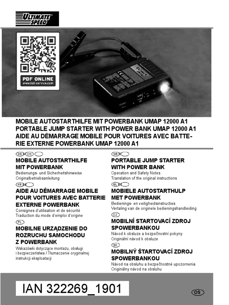 UPBS12000A1JUMPSTARTERManual PDF