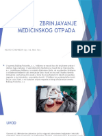 Zbrinjavanje Medicinskog Otpada