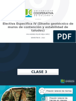 Electiva Especifica IV (Diseño Geotécnico de Muros de Contención y Estabilidad de Taludes)