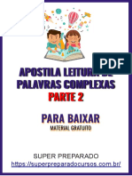 Apostila leitura palavras complexas parte 2