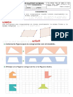 3 y 4 GUIAS Geo - TERCERO - CONGRUENCIA Y SEMEJANZA