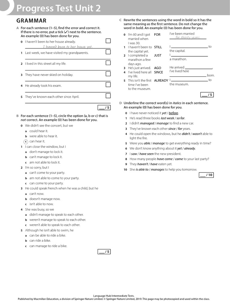 Test Unit 2 Pdf Pdf Human Communication Cognition