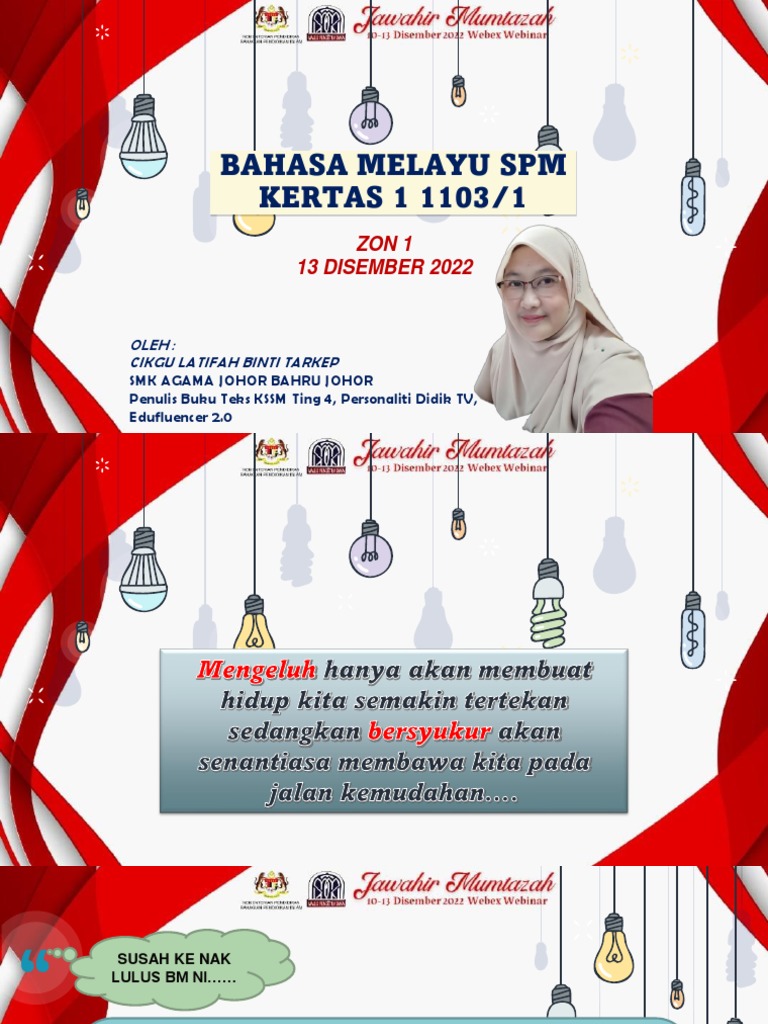 Panduan Lulus Bahasa Melayu SPM | PDF