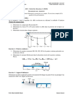 DS2 - Calcul Des Structures I - 2017