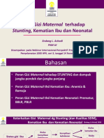 Prof. Endang L. Achadi - Peran Gizi Maternal Terhadap Stunting, Kematian Ibu, & Neonatal PDF