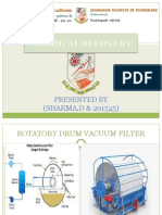 Rotary Drum Vacuum Filter Chemical Recovery