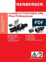 Users Manual Roweld P355B PDF