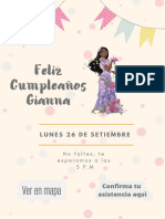 Feliz cumpleaños Gianna 26/09