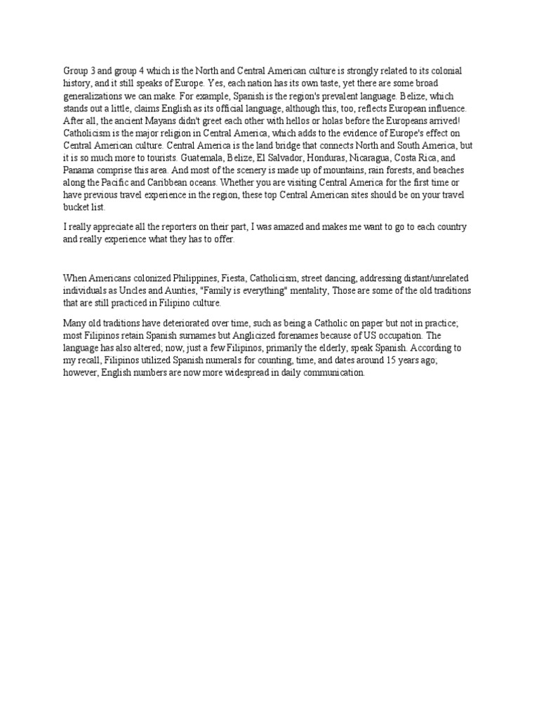 Briñas-North and Central America Insights | PDF