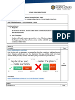 Lesson plan format focuses on frequency adverbs