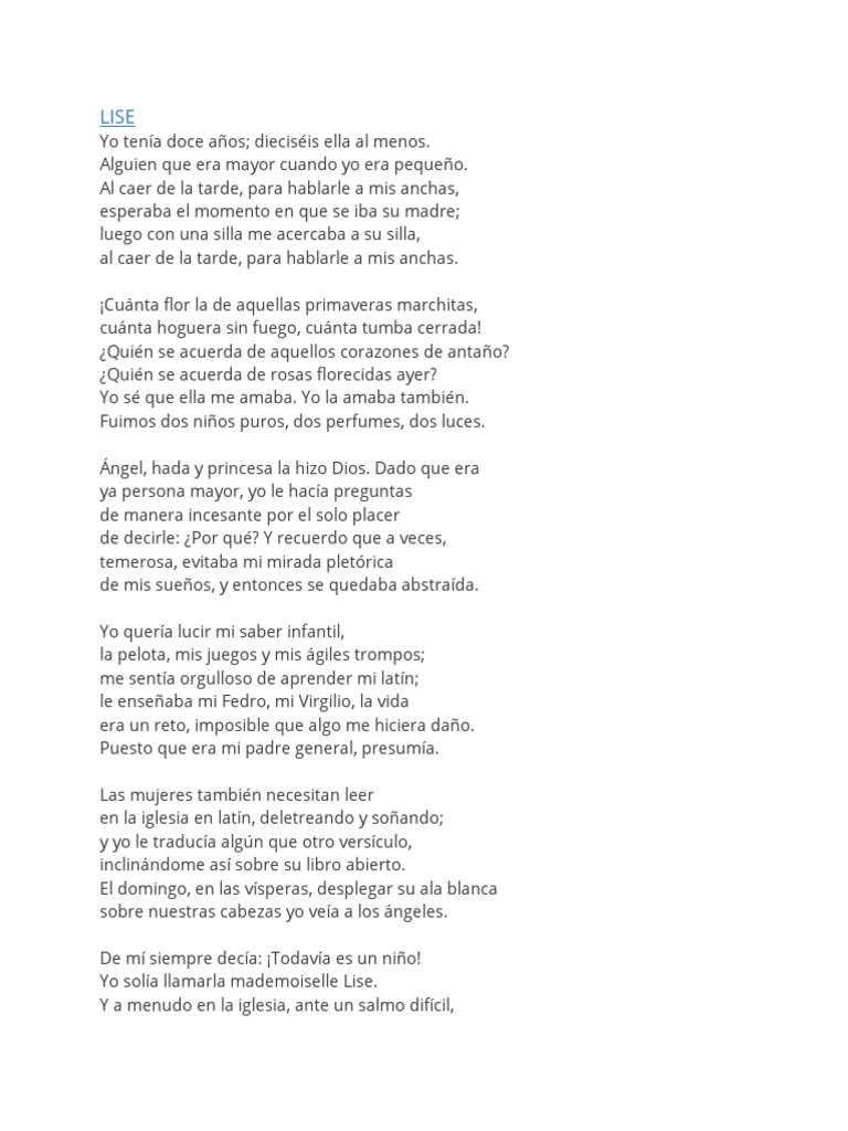 Poema de Victor Hugo | PDF