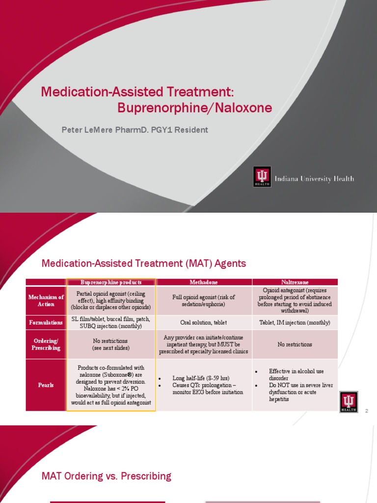 Mat Presentation Providers PDF Addiction Opioid Use Disorder