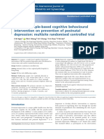 Effect of Couple-Based Cognitive Behavioural