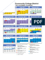 Academic Calendar 11-12