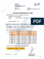 Certificat Permeabilitat - Certificado de Permeabilidad