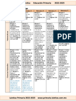 Mayo - 5to Grado Dosificación (2022-2023)