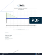 SkyCiv Beam Summary Report - LbxmtdWl1kkS6vYOAlkau0zlnWPDhWdS