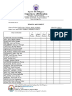 2023 Reading Tool