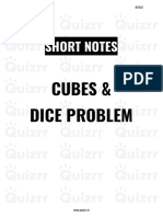 Logical Reasoning Notes on Dice and Cubes for BITSAT Exam
