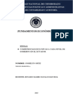 Competencias Exclusivas A Cada Nivel de Gobierno en El Ecuador