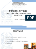 Métodos Opticos Espectroscopía de Emisión Fluorescencia