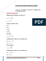 Solucion Ecuaciones Segundo Grado Problema 128 PDF