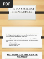 The Philippine's Tax System