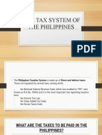 The Philippine's Tax System